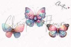Sparkly Butterflies Clipart | Butterfly PNG Product Image 3