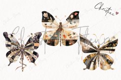 Vintage Patchwork Butterflies PNG | Vintage PNG Product Image 3