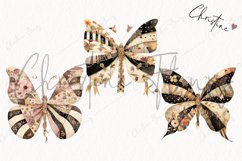 Vintage Patchwork Butterflies PNG | Vintage PNG Product Image 3