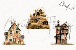Patchwork Whimsical Vintage Houses | Whimsical PNG Product Image 3