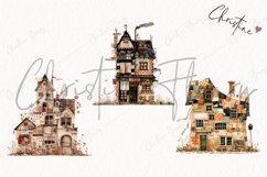 Patchwork Whimsical Vintage Houses | Whimsical PNG Product Image 3
