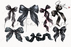 Coquette Dot Bows Clipart Bundle Product Image 5
