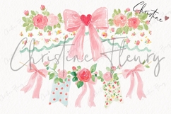 Coquette Spring Border Clipart Bundle Product Image 5