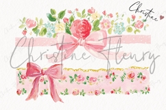 Coquette Spring Border Clipart Bundle Product Image 6