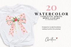 Coquette Spring Bow Clipart Bundle Product Image 2
