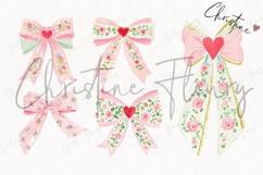 Coquette Spring Bow Clipart Bundle Product Image 6