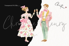 Coquette Spring Couples Clipart Bundle Product Image 3