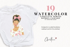 Coquette Spring Women Clipart Bundle Product Image 2