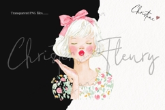 Coquette Spring Women Clipart Bundle Product Image 3