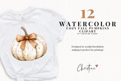 Cozy Fall Pumpkins Clipart Bundle | Fall Png Product Image 2