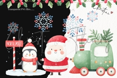 Cute Christmas Clipart Bundle - 143 Elements Product Image 3