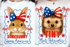Cute USA Animals Funny PNG Sublimation Bundle Product Image 5