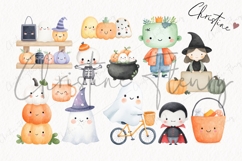 Cute Halloween Clipart Bundle Product Image 5