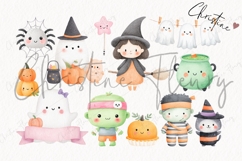 Cute Halloween Clipart Bundle Product Image 6