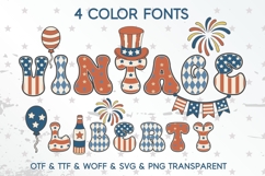 Vintage Liberty - 4 Color fonts Product Image 1