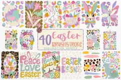 Brushstroke Easter PNG Bundle Product Image 1