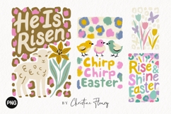 Brushstroke Easter PNG Bundle Product Image 11