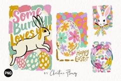 Brushstroke Easter PNG Bundle Product Image 4
