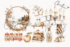 Fall Cozy Haunt Clipart Bundle Product Image 6