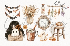 Fall Cozy Haunt Clipart Bundle Product Image 9