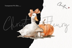 Fall Duck Clipart Bundle - 13 Elements Product Image 3