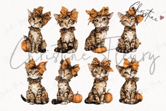 Fall Kitten Clipart Bundle Product Image 4