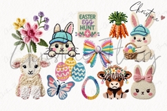 127 Faux Yarn Easter Clipart Bundle Product Image 7
