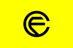 CF FC Logo design. Product Image 1