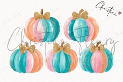Brush Stroke Pumpkin Clipart Bundle Product Image 5