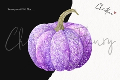 Glitter Pumpkins Clipart Bundle Product Image 3