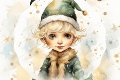 Golden Christmas Elf Wind Spinner Product Image 3