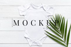 Tropical Baby Bodysuit Mockup - Gender Neutral Product Image 1