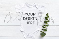 Minimal Baby Bodysuit Mockup - Gender Neutral Product Image 3