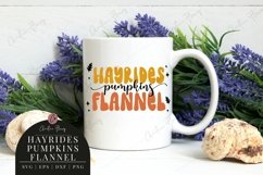 Hayrides Pumpkins Flannel SVG Product Image 3