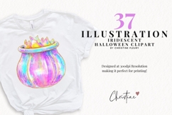 Iridescent Halloween Clipart Bundle Product Image 2