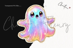 Iridescent Halloween Clipart Bundle Product Image 3