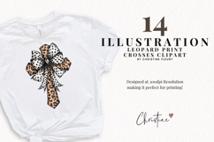 Leopard Print Crosses Clipart Bundle Product Image 2