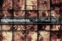Burnt Flowers Vol. 1 | 20x Scrapbook Papers BUNDLE Product Image 1