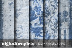 Vintage Florals Vol. 5 | 20 Scrapbook Papers | Floral Product Image 6