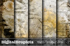 Antique Damask Prints | 12x12 Scrapbook Papers Product Image 7