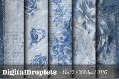 Vintage Florals Vol. 5 | 20 Scrapbook Papers | Floral Product Image 7