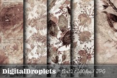 Flowered Wallpaper Vol. 5 | 12x12 Scrapbook Papers Product Image 8