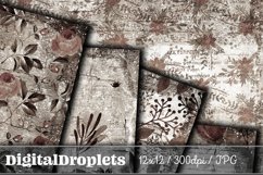 Flowered Glam Vintage Vol. 1 | 20 Scrapbook Papers Product Image 5