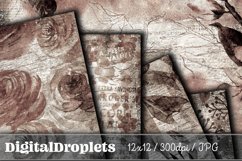 Flowered Glam Vintage Vol. 1 | 20 Scrapbook Papers Product Image 6