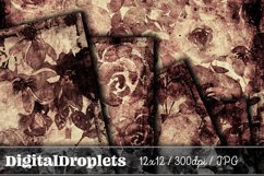 Burnt Flowers Vol. 1 | 20x Scrapbook Papers BUNDLE Product Image 6