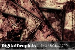 Burnt Flowers Vol. 1 | 20x Scrapbook Papers BUNDLE Product Image 4
