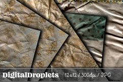 Gilded Crumple Damask Vol. 1 | 20x Scrapbook Papers | 12x12 Product Image 7