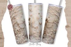 3D Embroidered Winter Fairies Tumbler Wrap PNG Product Image 1