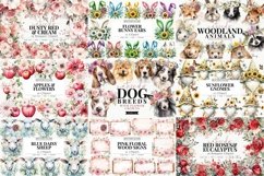 MEGA Floral Clipart Bundle - Over 900 Elements Product Image 3