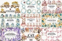 MEGA Floral Clipart Bundle - Over 900 Elements Product Image 7